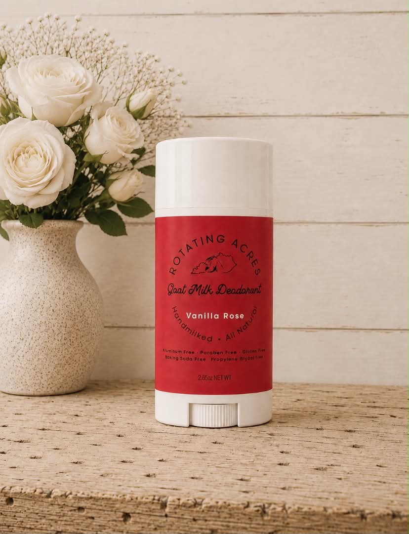 Vanilla Rose Goat Milk Deodorant