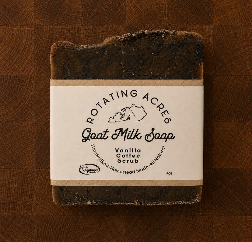 Vanilla Coffee Scrub Goat Milk Soap
