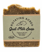 Spearmint Garden Scrub Goat Milk Soap