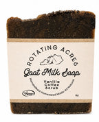 Vanilla Coffee Scrub Goat Milk Soap