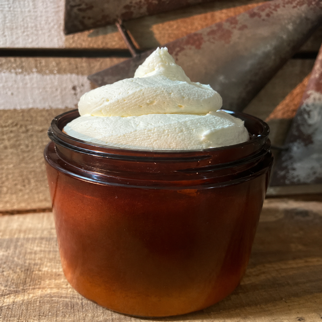 Grass-Fed Whipped Beef Tallow Cream with Organic RoseEssential oil 4oz