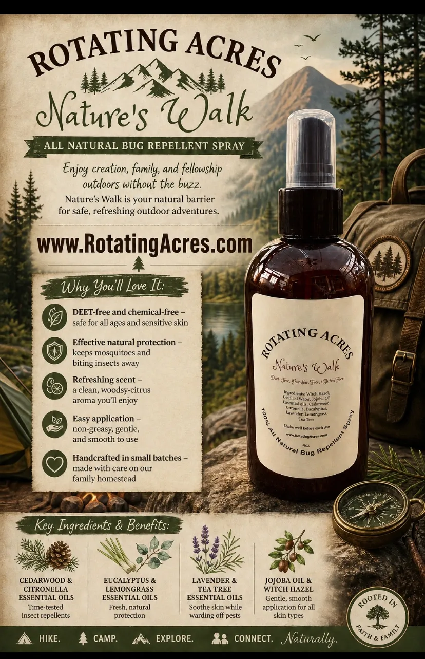 Nature's Walk All-Natural Bug Spray 4oz