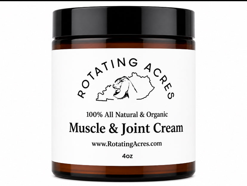 All Natural Muscle & Joint Cream 4oz