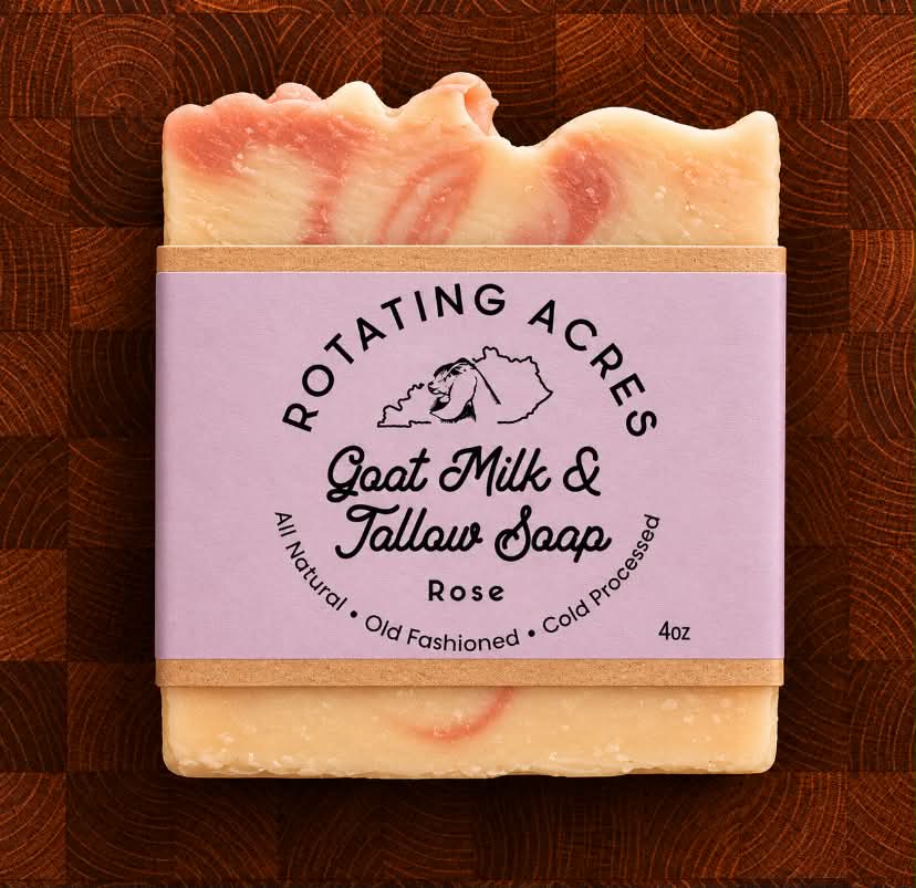 Rose Tallow & Goat Milk Soap