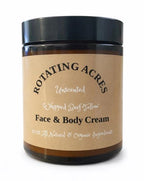Grass-Fed Whipped Beef Tallow Cream (unscented) 4oz