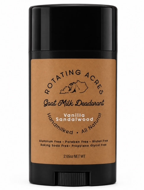 All Natural Aluminum-Free Deodorant Sandalwood-Vanilla